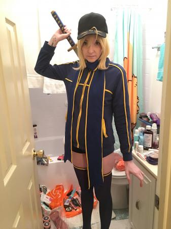 Mysterious Heroine X from Fate/Grand Order worn by Nyanko-chan