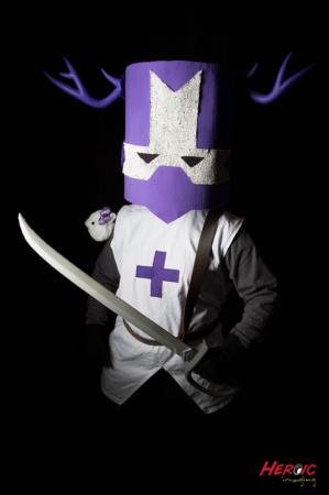 Purple Knight from Castle Crashers worn by ILTXFILES